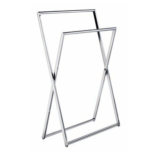 Idéal pour le balcon Porte-serviettes en métal Grand cadre Porte-serviettes en métal élégant Porte-serviettes en acier inoxydable Support antidérapant - Product Image 4