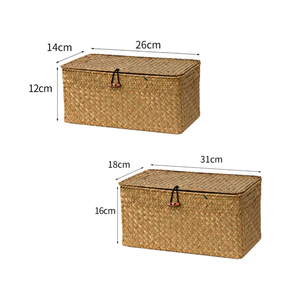 Handwoven <b>Rattan</b> <b>Storage</b> Baskets Decorative Organizer Solution From Vietnam OEM ODM Service Good Price - Product Image 4
