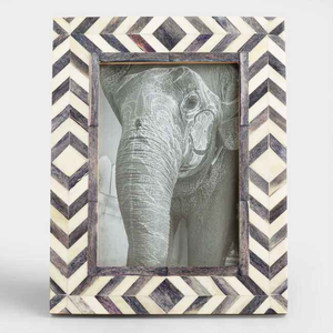 Cadre photo en incrustation d'os et cadre photo en nacre également disponible - Product Image 3