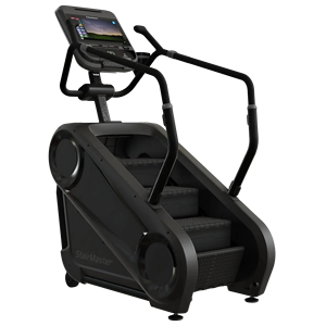 Máquina para subir escaleras con pantalla integrada de 15 pulgadas - Stepper de fitness cardiovascular Stairmaster Gauntlet negro - Product Image 1