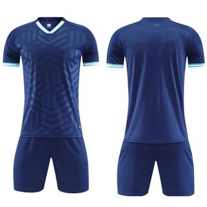 100% Polyester à séchage rapide maille tissu maillots de Football respirer élastique enfants Football ensembles professionnel personnalisé enfants uniforme - Product Image 5