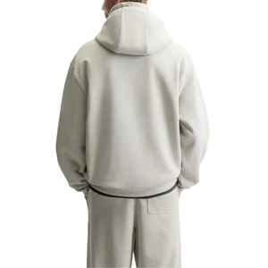 Venta al por mayor 2025 hombres 100% algodón 360G sudaderas con capucha de gran tamaño peso logotipo personalizado serigrafía de alta calidad - Product Image 2