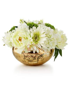 Meilleur vendeur Vase en or au design martelé Pièce maîtresse de table Arrangement floral - Product Image 2