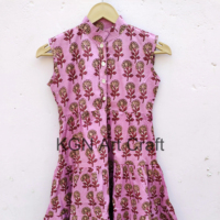 Vestidos de Fiesta de Algodón para Niñas de 3 a 8 Años, Estilo Línea A, Largos hasta el Suelo, Venta al Por Mayor