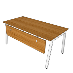 BFATB007 AtonBamboo 160x80cm <b>Desk</b> Portable and <b>Foldable</b> <b>Office</b> Computer Table with Drawer Assembled Iron Legs for Hotels - Product Image 6