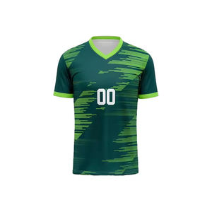 Camiseta de fútbol transpirable de secado rápido para hombre, camiseta de equipo personalizada, uniforme de fútbol impreso por sublimación, ropa deportiva al por mayor OEM - Product Image 1