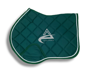 Costa Sports Bestseller: Almohadilla de Silla de Montar Ecológica de Secado Rápido para Caballos, Antiencogimiento, Transpirable, de Tela de Algodón con Forro de Polialgodón - Product Image 1