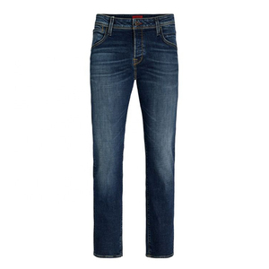 2025 vente en gros de haute qualité mode hommes jean en gros jean coupe ajustée hommes concepteur Stretch Denim bleu et noir jean pour hommes - Product Image 2