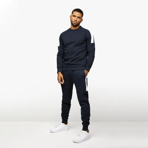 Sweat-shirts à col rond surdimensionnés pour hommes, de haute qualité, en molleton 100% polyester, avec broderie de logo personnalisée - Product Image 6