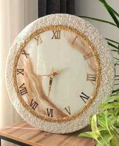 Elegant Durable Rectangle Buffalo Bone <b>Photo</b> <b>Frame</b> with Silent Quartz Movement Handmade Modern Art Wall Hanging - Product Image 6