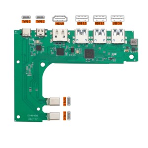 Concentrateur multiport USB C personnalisé Conception et assemblage de circuits imprimés ODM Fabricant OEM - Product Image 5