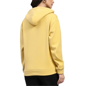 Sweat-shirt à col rond en molleton 100% coton biologique pour femme, taille XXL, hiver, à capuche, avec impression de marque privée, adapté à l'impression - Product Image 2