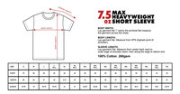 Shaka Wear Super Max Heavy T-shirt Low Riding Lifestyle Print T-shirt grande taille pour hommes