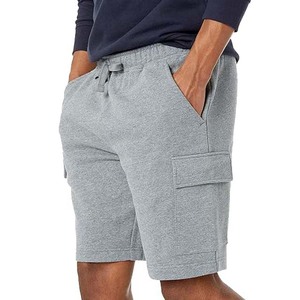 Winter Fleece with Pockets Streetwear for Bodybuilding Men's High Waist Gym Fitness Sweat Shorts High Quality Canvas - Product Image 3