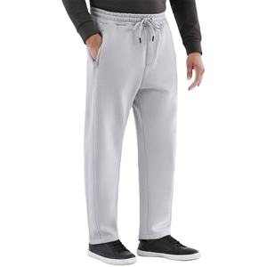 Pantalon de jogging unisexe coupe droite en coton 500g, personnalisable avec logo, pour homme, style décontracté, ensemble de survêtements légers - Product Image 1