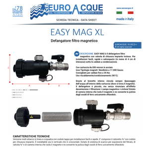 Kit de protection de chaudière Euroacque : Filtre magnétique, distributeur de polyphosphate, neutraliseur de condensat pour systèmes CVC - Product Image 6