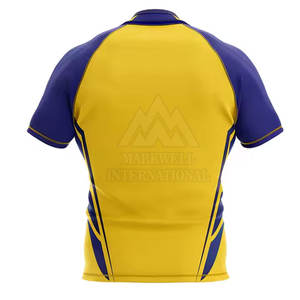 100% Polyester Made Rugby Jersey Top Qualité Équipe Porter Quick Dry Respirant Rugby Jersey - Product Image 2