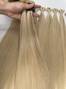 Couleur # Extensions de cheveux humains vietnamiens vierges Remy à pointe plate droite super double tirée 184, sans perte, livraison rapide, fournisseur - Product Image 2