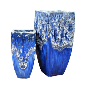 [Leo Nguyen Le] - Vente en gros de grands pots à plantes ronds en céramique, pots à fleurs en céramique, pots de jardin d'extérieur, jardinières en céramique - Product Image 2