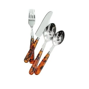 Ensemble de couverts de luxe en acier inoxydable avec poignée en résine couverts élégants pour la maison, la cuisine, la fête et l'hôtel - Product Image 4