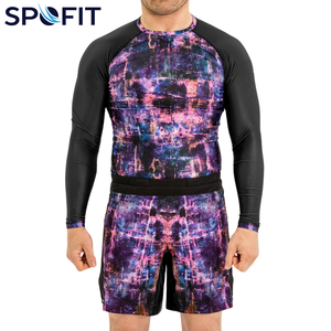 Ensemble Rash Guard MMA pour Hommes – Vente en Gros – Sublimation – Maillot et Short à Manches Longues – Tenue de Combat MMA - Product Image 1