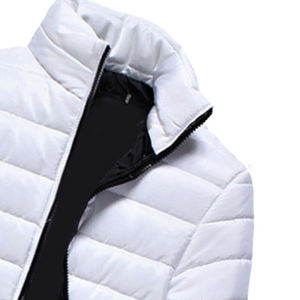 Veste matelassée unisexe de haute qualité, personnalisée, chaude, épaisse, vêtement d'extérieur d'hiver, devant droit, écologique, à capuche, meilleur matériau, fermeture éclair - Product Image 5