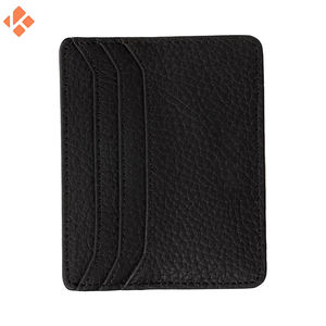 Tarjetero ligero de cuero genuino para hombre, diseño OEM personalizado para tarjetas de crédito, estilo de moda internacional Rayvik - Product Image 3