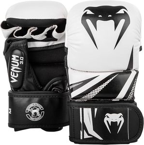 Guantes de MMA de medio dedo para hombres y mujeres Maya Hide Leather Kickboxing Mitts Soporte de muñeca ajustable para Sparring Muay Thai Martial - Product Image 1