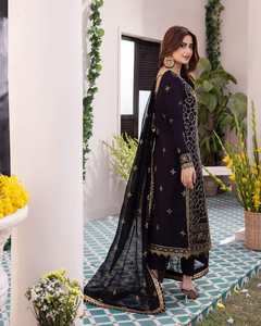 Vêtements afghans traditionnels personnalisés du fabricant de vêtements pour adultes Vêtements ethniques en coton de soie pour femmes 581 Produit à vendre - Product Image 2