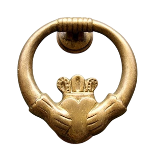 Timbre de Puerta de Metal de la Mejor Calidad, Diseño de Cara de Zorro, Acabado en Cobre Antiguo, Timbre Decorativo para Puerta de Casa u Hotel - Product Image 5