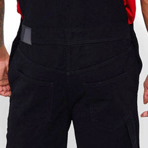 Peto de algodón 10% de color rojo y azul para hombre, pantalones con pechera, monos unisex, pantalones cargo para hombre, precio al por mayor - Product Image 6