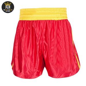 กางเกงมวยสำหรับผู้ชายกางเกงขาสั้นผ้าไหมสำหรับใส่ชกมวยสำหรับศิลปะการต่อสู้สามารถปรับแต่งโลโก้ได้ - Product Image 5