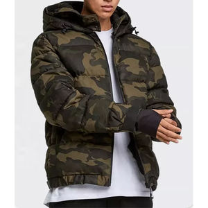 แจ็คเก็ตลายพรางหนาสำหรับผู้ชายเสื้อโค้ทผ้าไนล่อนโพลีเอสเตอร์กันลมมีฮู้ดคอปลาปักเป้า - Product Image 4