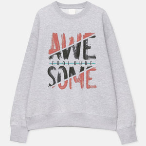 Sweat à capuche oversize de haute qualité pour femme, collection Hiver 2026, manches longues, style streetwear, uni avec broderie frontale personnalisable - Product Image 4