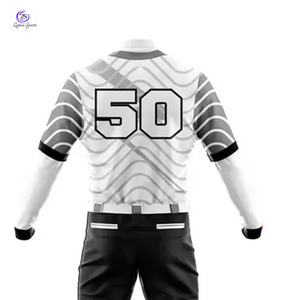 เครื่องแบบเบสบอลสำหรับผู้ชายเครื่องแบบเบสบอลระบายอากาศขนาดใหญ่พิเศษ - Product Image 4