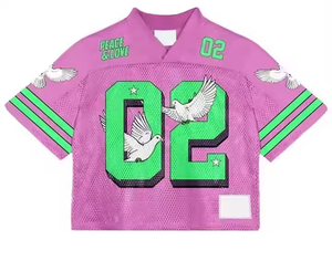 Uniforme de fútbol americano bordado con logotipo personalizado, camiseta de fútbol americano de corte perfecto OEM con logotipo y diseño - Product Image 2