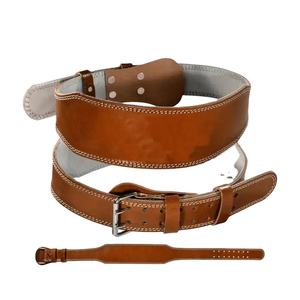 Cinturón de levantamiento de pesas de cuero con tasa de fábrica 2025, cinturón de gimnasio con palanca de fuerza elástica, cinturón de culturismo de alta calidad de Pakistán - Product Image 2