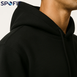 Sweat à capuche décontracté pour homme, 100 % coton, avec logo personnalisé, coupe classique, pour l'hiver, vente en gros, pour garçons - Product Image 3