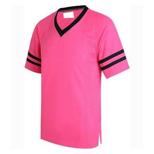 Camiseta de fútbol americano personalizada, uniforme de alta calidad hecho a medida, 100% poliéster, transpirable, Color rosa, manga corta, 2025 - Product Image 1