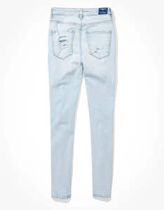 Custom Private Label Slim Jeans for Women Skinny High Waisted Blue Denim Pencil Jeans Stretch Pants Woman Pants OEM Breathable - Product Image 2