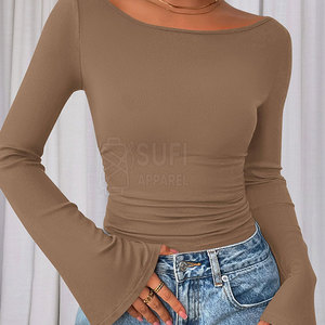 Top Corto de Mujer sin Mangas, Ligero y Transpirable, de Punto con Spandex y Poliéster, con Logotipo Frontal, Suave, Informal para Verano - Product Image 2