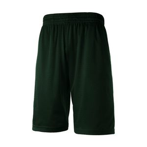 Short en maille patchwork en polyester 100% pour hommes, avec logo brodé personnalisé, short d'entraînement actif pour le basket-ball, taille XS 6XL, taille haute - Product Image 2
