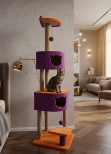 High Quality Amistar Flower Peak <b>Cat</b> Pet <b>Tree</b> For <b>Cats</b> All Sizes - Product Image 3