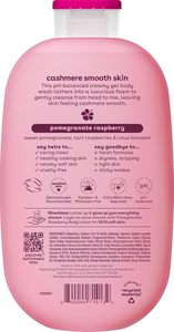 Gel de Baño Humectante Cremoso EOS Pomegranate Raspberry Cashmere 16oz con Manteca de Karité y Vitamina E, pH Balanceado, Vegano, Venta al por Mayor - Product Image 2
