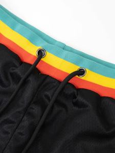Shorts en maille respirants et à séchage rapide, de haute qualité, personnalisés, écologiques, pour le streetwear, avec logo personnalisé, motif de couture de 5 pouces - Product Image 4