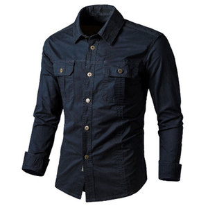 OEM/ODM White Blue Pink <b>Black</b> Men's Long Sleeve Classic Shirt Polyester Cotton Formal <b>Dress</b> Shirts <b>Dress</b> Shirts Tops Men - Product Image 6