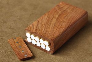 Étui à cigarettes en bois naturel, porte-cigarettes en bois réutilisable, format de poche - Product Image 3
