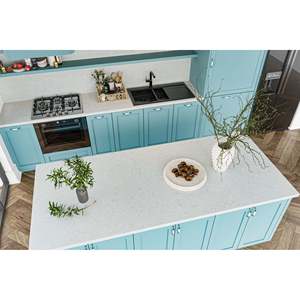 Grande dalle de quartz cristallin moderne de qualité supérieure Icelake Unionstone pour application murale - Product Image 2