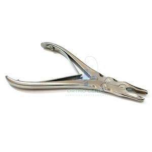 Pince à grignoter orthopédique en acier inoxydable manuel de haute qualité certifié CE pour la coupe chirurgicale des os - Product Image 1