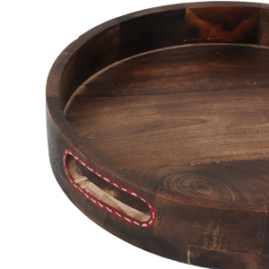 Plateaux de service en bois de mangue qualité supérieure pour la maison restaurant pour le petit déjeuner et les collations - Product Image 4